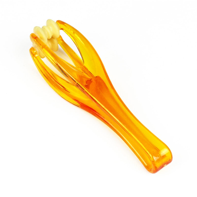 1Pcs 2 Rollers Finger Massager Tool Elastic Handle Relax Finger Joints Hand Massager Blood Circulation New