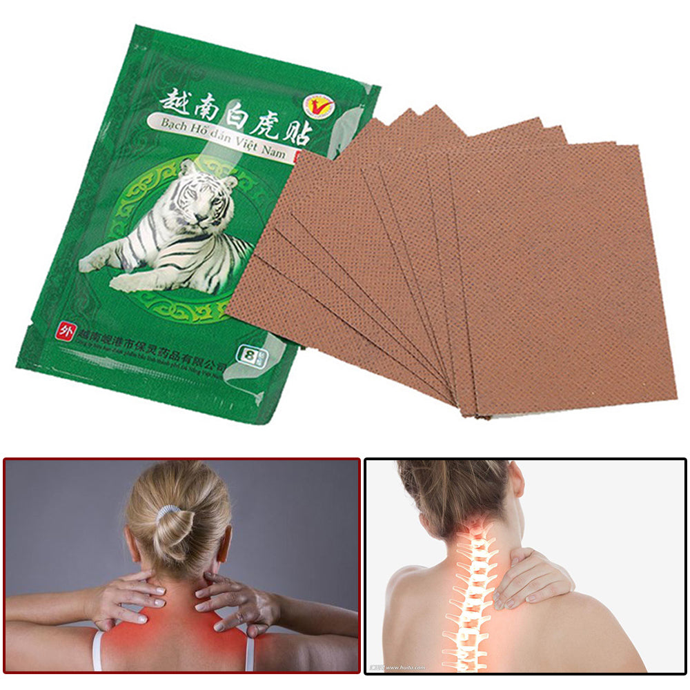 8pcs  Tiger Balm Medical Patch Drug Plasters For Joint Pain Neck sparadra Knee Joint Patch Pain Relieving