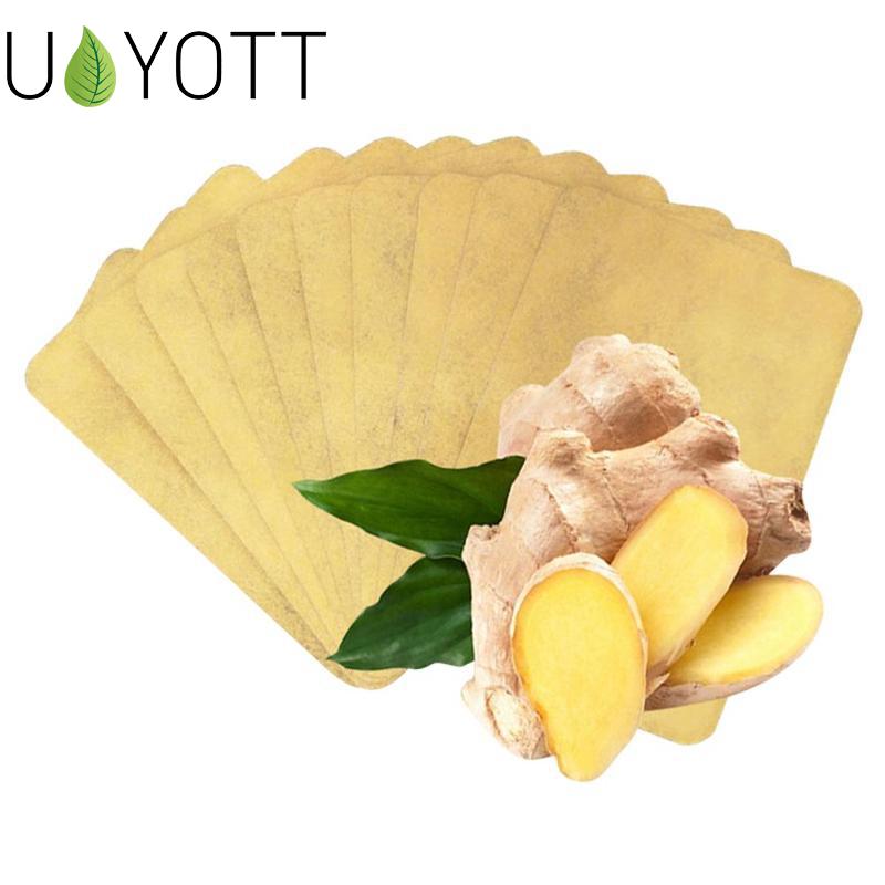 10pcs Ginger Sticker Neck Back Pain Plaster Patch Body Warmer Sticker Self Heating Patch Winter Keep joint Warm for foot knee